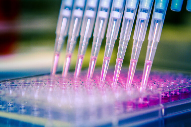 molecular diagnostic reagents in pipettes